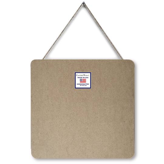 Courtside Market® Celebrate 250™ 12" x 12" Wounded Warrior Project® USA II Hanging Wooden Artboard with Twine